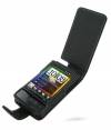 Δερμάτινη Θήκη Flip για HTC HD Mini Μαύρο (OEM)